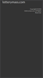 Mobile Screenshot of lotterymass.com